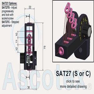 Bộ tăng bù lực căng dây Yuasa SAT27 (S or C) – Compensating Yarn Tensioner